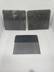 Antique Grainer Combs by Henry H Taylor Sheffield England ~ 3 diff sized Combs - Picture 1 of 6