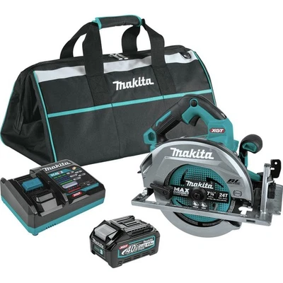 Makita GSH01M1 40V max XGT Li-Ion 7-1/4" AWS Capable Circular Saw Kit (4 Ah) New - Image 1 of 4