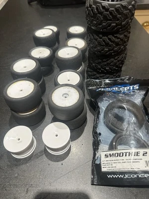 RC Street Wheels and Tires Set 1/10 Scale - Image 1 of 4