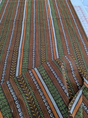 1 Yard x 44" TIMELESS TREASURES OF SOHO Fall Colors Cotton Fabric - Image 1 of 4