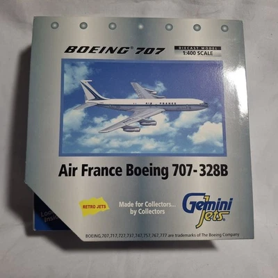Gemini Jets Air France 1:400  Boeing 707-328B F-BHSV Sealed Rare Never Opened - Image 1 of 4