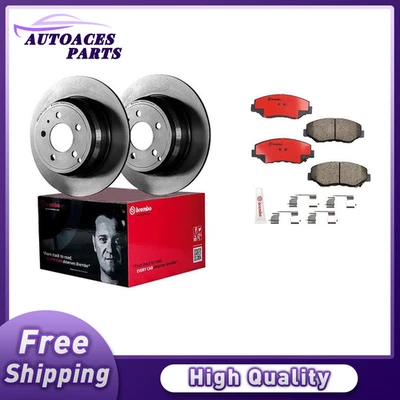 Комплект передних тормозных дисков и керамических тормозных колодок Brembo для Honda Element 2003-2011 годов выпуска - Изображение 1 из 2