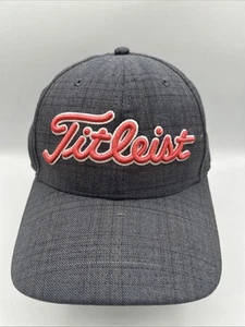 Gorra de golf Titleist gris negra rosa mezcla de lana con tirantes OSFM H95 - Imagen 1 de 8