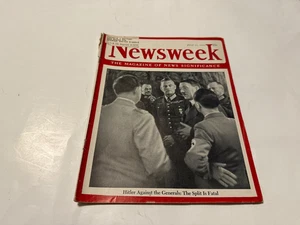 July 31, 1944 Newsweek Adolf Hitler/Generals - Imagen 1 de 1