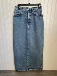 H&M Jeansrock Damen 4, A-Linie Jeansrock (jeansblau), Western, Ankle - Bild 1 von 7