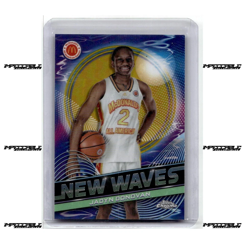 2023 Topps McDonald's A/A - New Waves Gold #NW-15 Jadyn Donovan Rookie /50 - Image 1 of 2