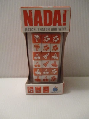 NADA! Match, Snatch, and Win! Family Fast Pace Dice Game Blue Orange - Image 1 of 4