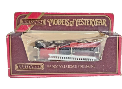 Matchbox Models of Yesteryear Y6 1920 Rolls-Royce Fire Engine Feuerwehr Boxed. - Image 1 of 4