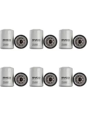 6 x Ryco Oil Filter Z688 fits Holden Captiva 5 3.2 CG i AWD - image 1 of 4