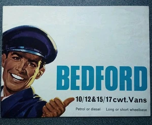 BEDFORD 10 12 15 17 CWT VANS orig 1963 UK Mkt Sales Brochure - Milk Float etc - Picture 1 of 8