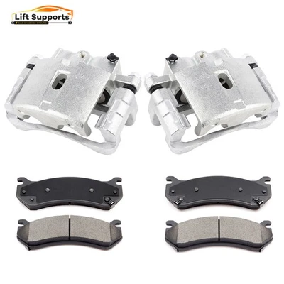 Pinzas de freno delanteras y pastillas de cerámica para Chevrolet GMC Silverado 1500 2002-2006 Foto 1 de 4