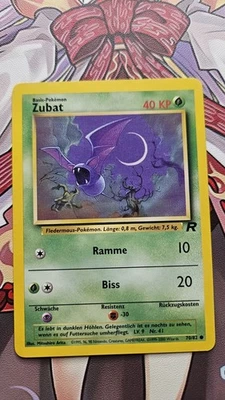 Pokémon [GERMAN] Zubat 70/82 Team Rocket Set 2000 NM - Image 1 of 2
