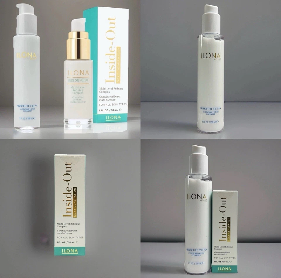 ILONA Absolute Clean Cleanser & Inside-Out Next Generation Serum R$100 - Image 1 of 4