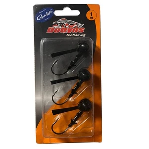 DOBYNS Football Jig Weedless Guard Black 1 Ounce 3 Pack Fishing Tackle - Picture 1 of 2