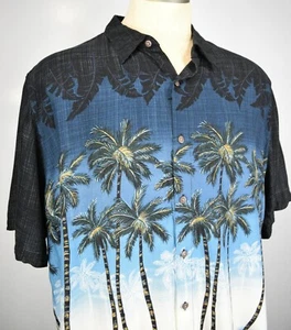 Batck Bay Men's Size XXL Beach Palm Trees Hawaiian Button Front Shirt - Picture 1 of 10