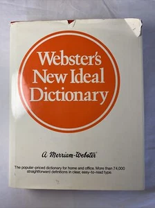 Webster's New Ideal Dictionary ~ 1984 Hardcover - Picture 1 of 6