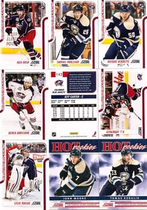 2011-12 Panini Score Columbus Blue Jackets Complete Team Set (17) - Picture 1 of 1