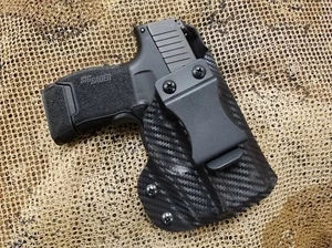 GUNNER's CUSTOM HOLSTERS IWB fits SIG SAUER P365 with Lima365 laser red or green - Picture 1 of 11
