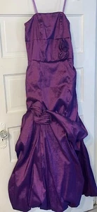 Jessica McClintock VTG 80s strapless Cocktail Dress Gown Formal Sz 4 - Picture 1 of 23