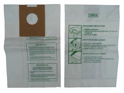 Hoover M Vacuum Bags 4010037M Dimension Canister 113SW EnviroCare [2 Loose Bags] - Image 1 of 2