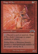 Magic the Gathering MTG Mage il-Vec (86) Exodus   NM