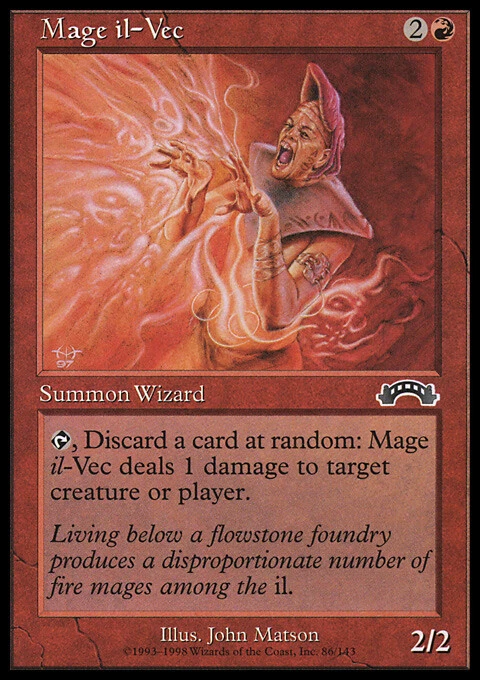 Magic the Gathering MTG Mage il-Vec (86) Exodus   NM - Image 1 of 1