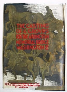Casting 4 Equestrian Groups Arlington Bridge Washington DC Sculpture Art Italy - Picture 1 of 7