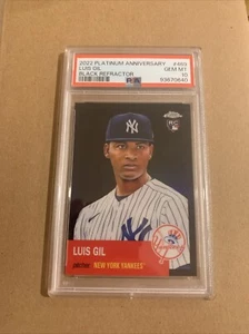 2022 topps platinum anniversary 3/10 PSA 10 Pop 1 Luis Gil Black Refractor - Picture 1 of 5