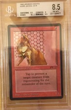 Hurr Jackal - BGS 8.5 NM-MINT + - Arabian Nights - MTG - Legacy - QUAD ++++