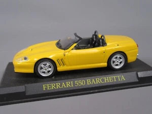 C141 IXO Fabbri 24 Ferrari 550 Barchetta Pininfarina 2000 Giallo 1:43 + Base - Foto 1 di 12