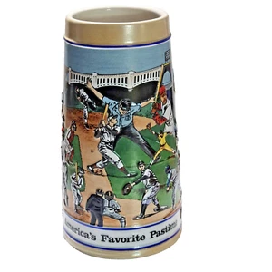 Budweiser Sports Stein 1990 Favorite Pastime CS124 Limited Edition - Picture 1 of 5