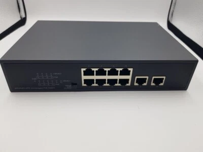 Uniview OEM Ethernet 10 Port PoE Switch (8POE + 2 UP Links )  NSW2010-10T-POE-IN - Image 1 of 4