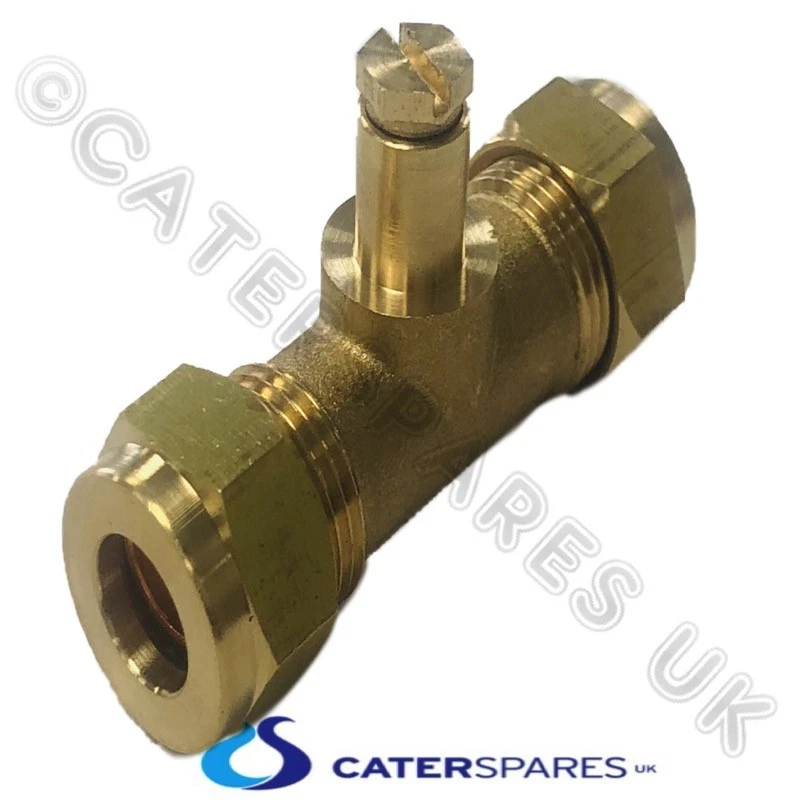 CSUK 10MM INLINE PRÜFNIPPEL GASDRUCK PRÜF KOMPRESSIONSKUPPLUNG FÜR KUPFERROHR