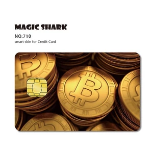 Credit Card SMART Sticker skin protector pre-cut small chip (FRONT ONLY) - Picture 1 of 1