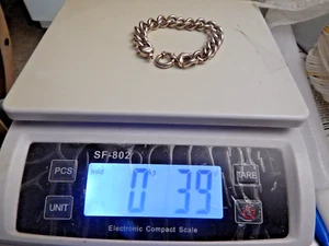 925 Sterlingsilber Italien LINKKETTE Armband 8 Zoll 39 Gramm - Bild 1 von 6