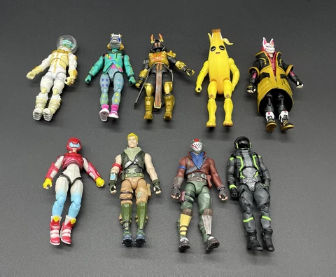 Epic Games Jazwares Fortnite Action Figure Lot w/ Ice King + Rust Lord & MORE Cover