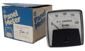 General Electric 50-152121ECRL2BCF DC Amperes Panel Meter 0-50 MV DC - Picture 1 of 2