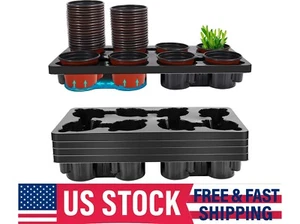 Plant Nursery Pots Trays 5PCS 8 Cell Round and 40PCS 3.15 Inch Seedling Pots - Picture 1 of 8