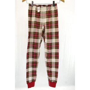 NWT Hanna Andersson Pajama Pants | sz XS, Red/Green/Yellow Plaid - Picture 1 of 4