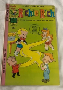 RICHIE RICH #168 Harvey Comics 1978 The Poor Little Rich Boy - Picture 1 of 1