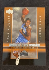 2003-04 Upper Deck Rookie Exclusives Star Rookie Carmelo Anthony RC #3 Nuggets