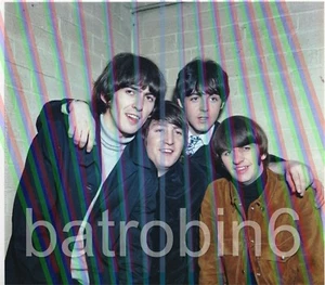 THE BEATLES C1965 RARE UNSEEN GROUP EXHIBITION GRADE PHOTO FROM ORIG NEGATIVE - Picture 1 of 3