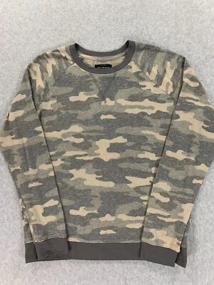Lucky Brand Lightweight Camouflage Crew Sweatshirt (Women's Medium) Green - Image 1 of 4