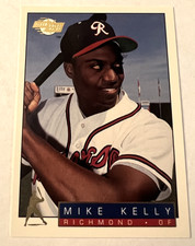 1993-94 Fleer Excel Baseball Card #156 Mike Kelly Richmond Braves Outfield