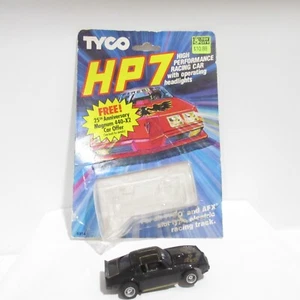 VINTAGE TYCO HP-7 SLOT CAR HO SCALE '79 PONTIAC FIREBIRD TRANS AM BLACK/BOLD - Picture 1 of 9