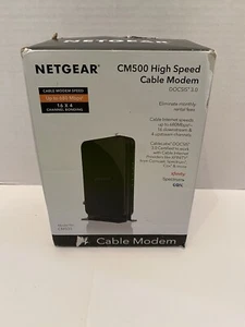 NETGEAR Cm500-1aznas 16x4 DOCSIS 3.0 Cable Modem Max Download Speeds of 686mbps - Picture 1 of 2