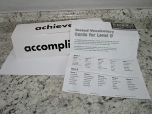 My Sidewalkson Reading Street Vocabulary Flash Cards Level D 188 cards with mast - Imagen 1 de 4
