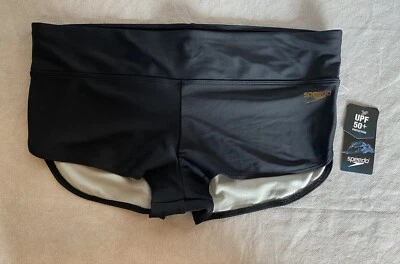 Pantalones Cortos SPEEDO Talla XL Para Mujer Negros Cintura Ancha Elastizados Forrados Nadar Niño NUEVO Foto 1 de 4