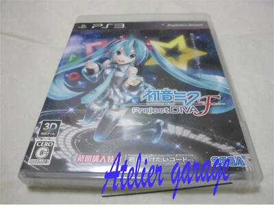 USED Sony PlayStation 3 PS3 Hatsune Miku Project DIVA F Vocaloid Japanese - Image 1 of 4