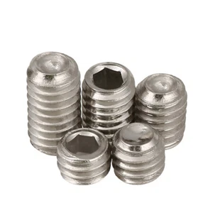 HIGH TENSILE 12.9 GRUB SCREWS CUP POINT ALLEN KEY SOCKET SETS SCREWS M6 M8 M10 - Picture 1 of 4